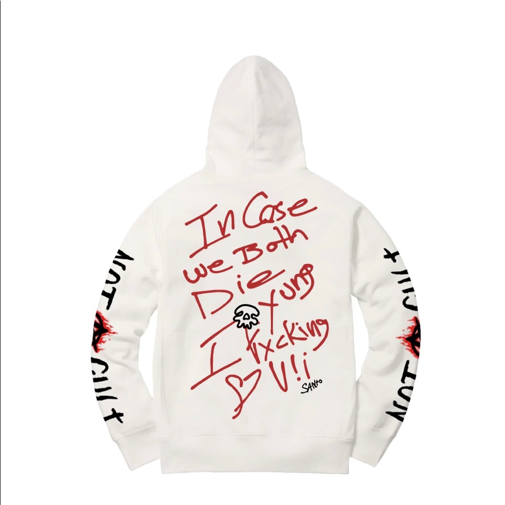 🔥CHRISTIANSEXCLUB I Fvcking Luv U Hoodie - WHITE🔥 - Picture 2 of 4